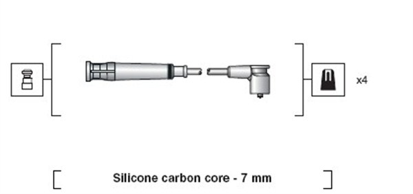 Bougiekabelset Magneti Marelli 941318111269