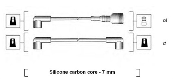 Bougiekabelset Magneti Marelli 941044060500