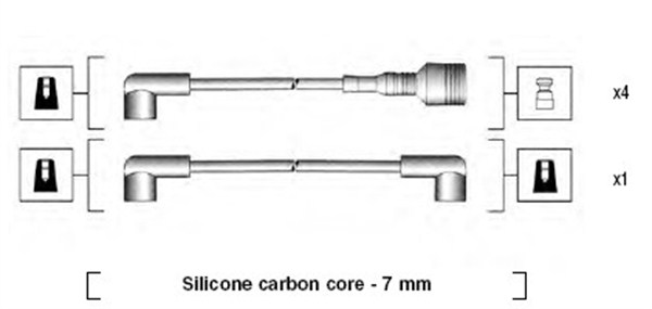 Bougiekabelset Magneti Marelli 941044120502