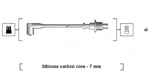 Bougiekabelset Magneti Marelli 941085150567