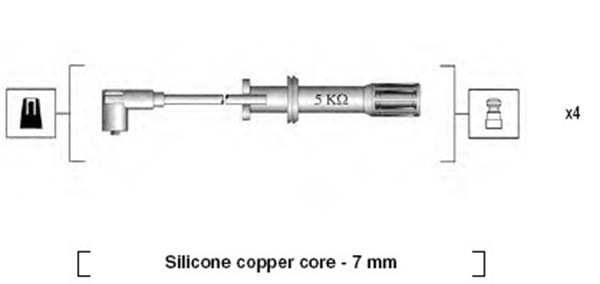 Bougiekabelset Magneti Marelli 941105180642