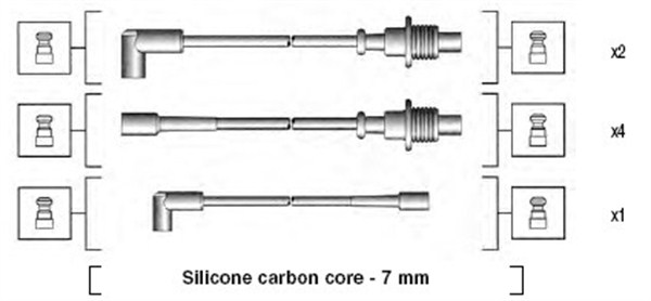 Bougiekabelset Magneti Marelli 941135100699