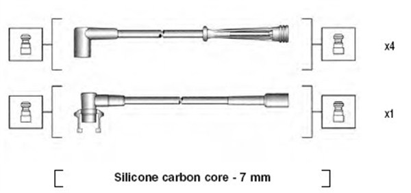 Bougiekabelset Magneti Marelli 941145130710