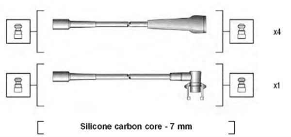 Bougiekabelset Magneti Marelli 941145190716