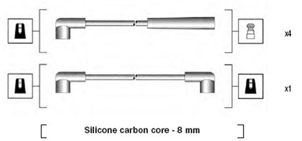 Bougiekabelset Magneti Marelli 941185100771