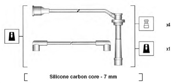 Bougiekabelset Magneti Marelli 941285090845