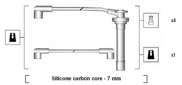 Bougiekabelset Magneti Marelli 941295040853