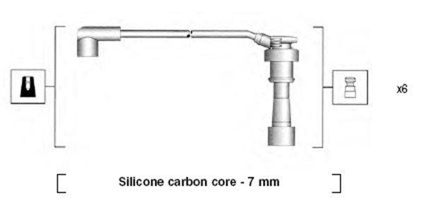 Bougiekabelset Magneti Marelli 941285150872