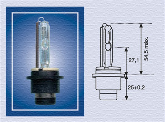 Magneti Marelli Gloeilamp, verstraler 002541100000