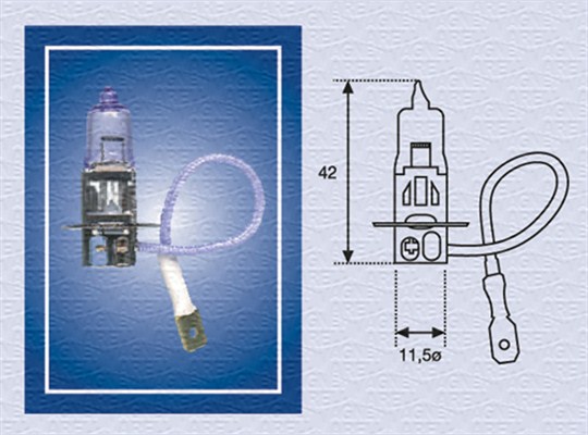 Gloeilamp, mistlamp Magneti Marelli 002554100000