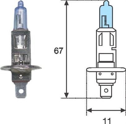 Magneti Marelli Gloeilamp, verstraler 002601100000