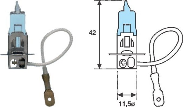 Magneti Marelli Gloeilamp, mistlamp 002604100000