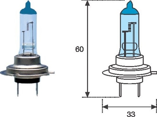 Gloeilamp, verstraler Magneti Marelli 002603100000