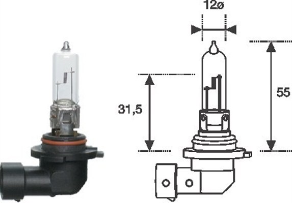 Gloeilamp, verstraler Magneti Marelli 002577200000