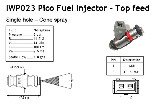 Verstuiver/Injector Magneti Marelli 214310002310