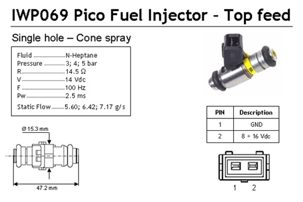 Verstuiver/Injector Magneti Marelli 214310006900