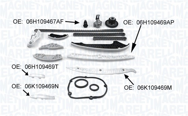 Distributieketting kit Magneti Marelli 341500001370