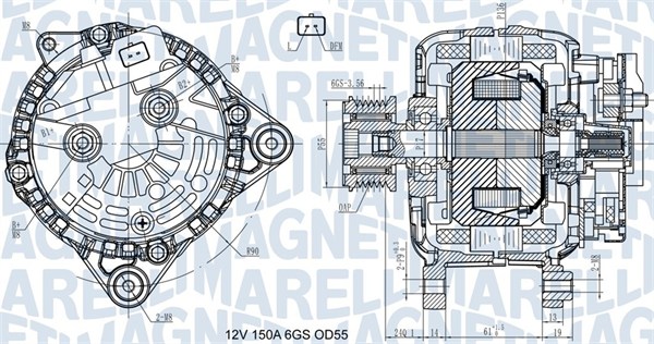 Alternator/Dynamo Magneti Marelli 063731435410