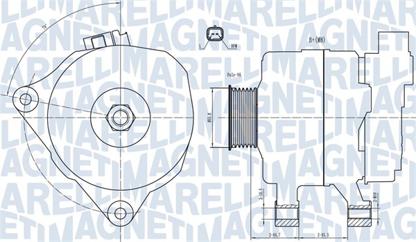 Alternator/Dynamo Magneti Marelli 063731499010