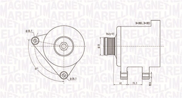 Magneti Marelli Alternator/Dynamo 063731559010