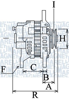 Alternator/Dynamo Magneti Marelli 063731671010