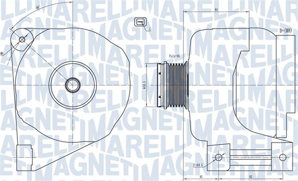 Alternator/Dynamo Magneti Marelli 063731673010