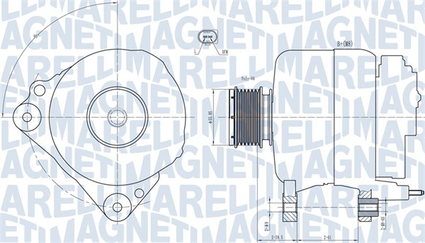 Alternator/Dynamo Magneti Marelli 063731810010