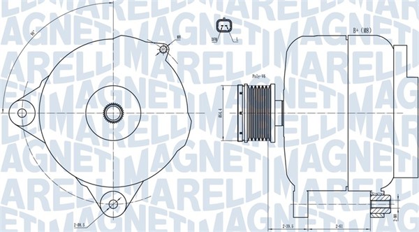 Alternator/Dynamo Magneti Marelli 063731876010