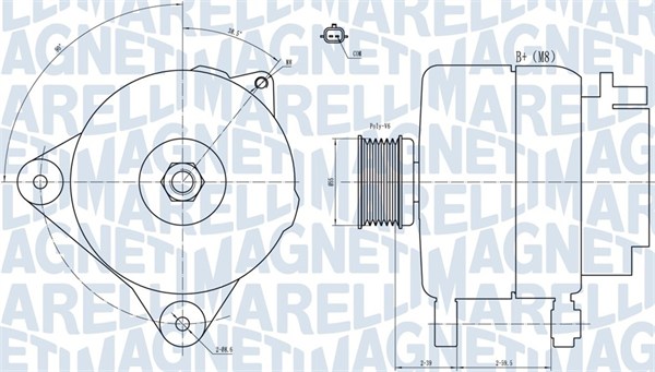 Alternator/Dynamo Magneti Marelli 063731887010