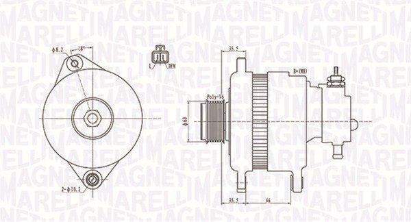 Magneti Marelli Alternator/Dynamo 063731900010