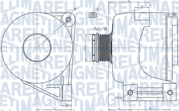 Alternator/Dynamo Magneti Marelli 063731988010