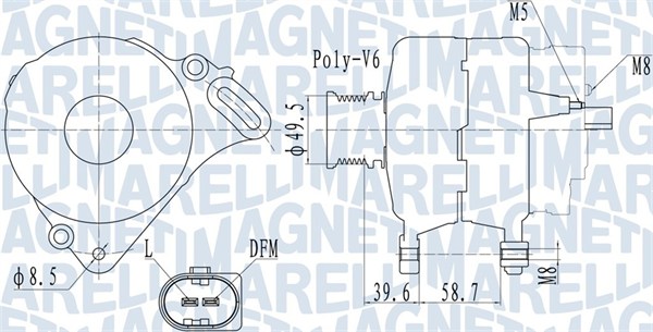 Alternator/Dynamo Magneti Marelli 063732064010