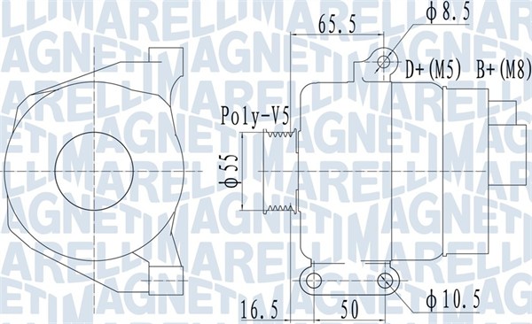 Alternator/Dynamo Magneti Marelli 063732070010