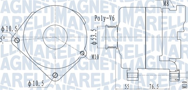 Alternator/Dynamo Magneti Marelli 063732095010