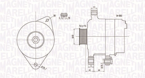 Alternator/Dynamo Magneti Marelli 063732112010