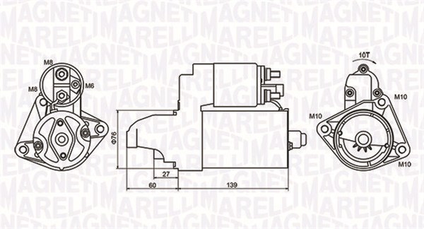 Magneti Marelli Starter 063721050010