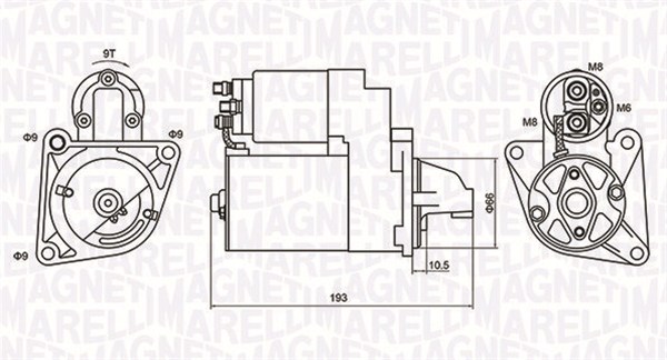 Starter Magneti Marelli 063721053010