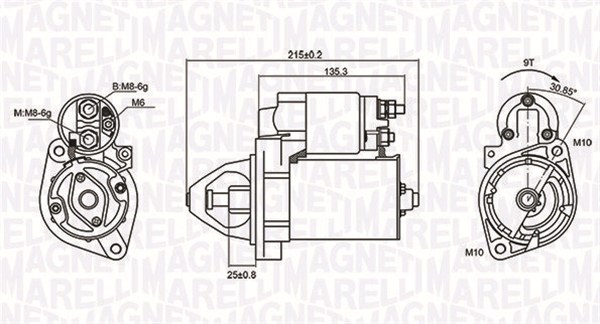 Starter Magneti Marelli 063721075010