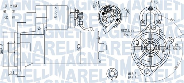 Starter Magneti Marelli 063721187010