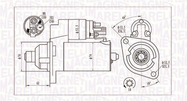 Starter Magneti Marelli 063721323010