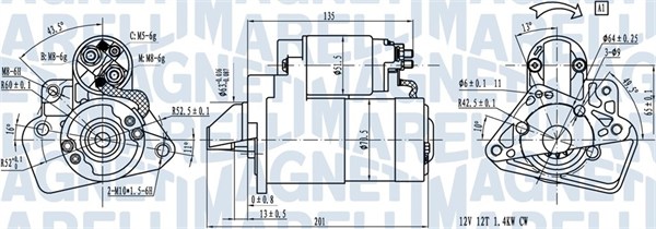 Starter Magneti Marelli 063721332010