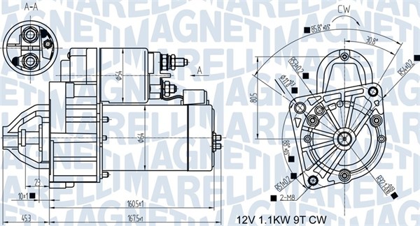 Starter Magneti Marelli 063721345010