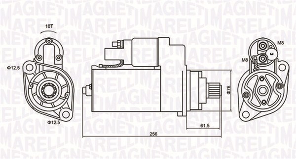 Starter Magneti Marelli 063721405010