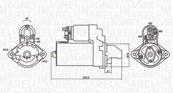 Magneti Marelli Starter 063721406010