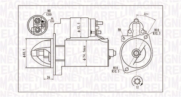 Magneti Marelli Starter 063721410010