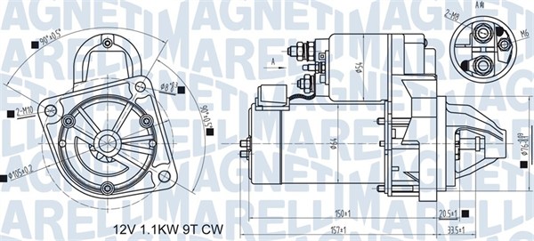 Starter Magneti Marelli 063721419810