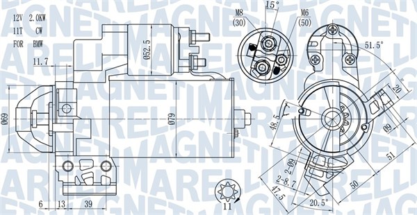 Starter Magneti Marelli 063721466010