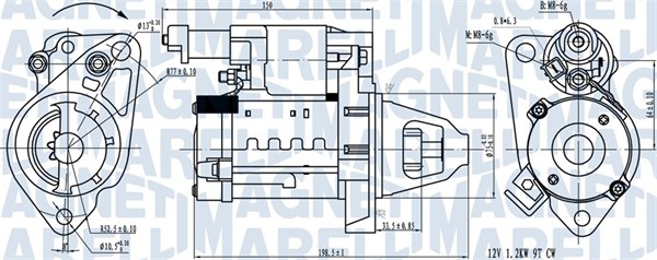 Starter Magneti Marelli 063721642610