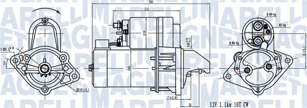 Starter Magneti Marelli 063720519010