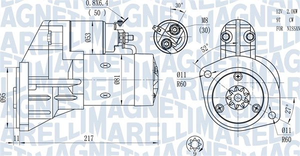 Starter Magneti Marelli 063720660010